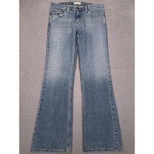 Vintage American Eagle Jeans Women's 6 Blue Favorite Fit Bootcut Faded Whiskered